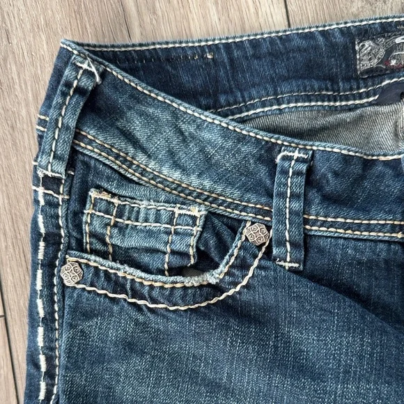 Silver Jeans Dark Blue Skinny Jeans - Picture 3 of 9